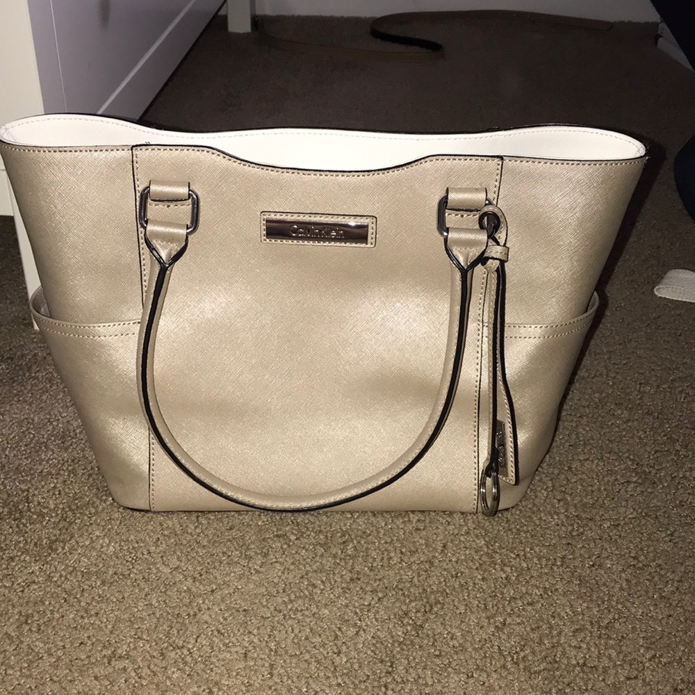 Gold CALVIN KLEIN purse